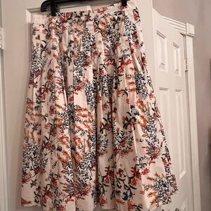 Floral A-Line Skirt